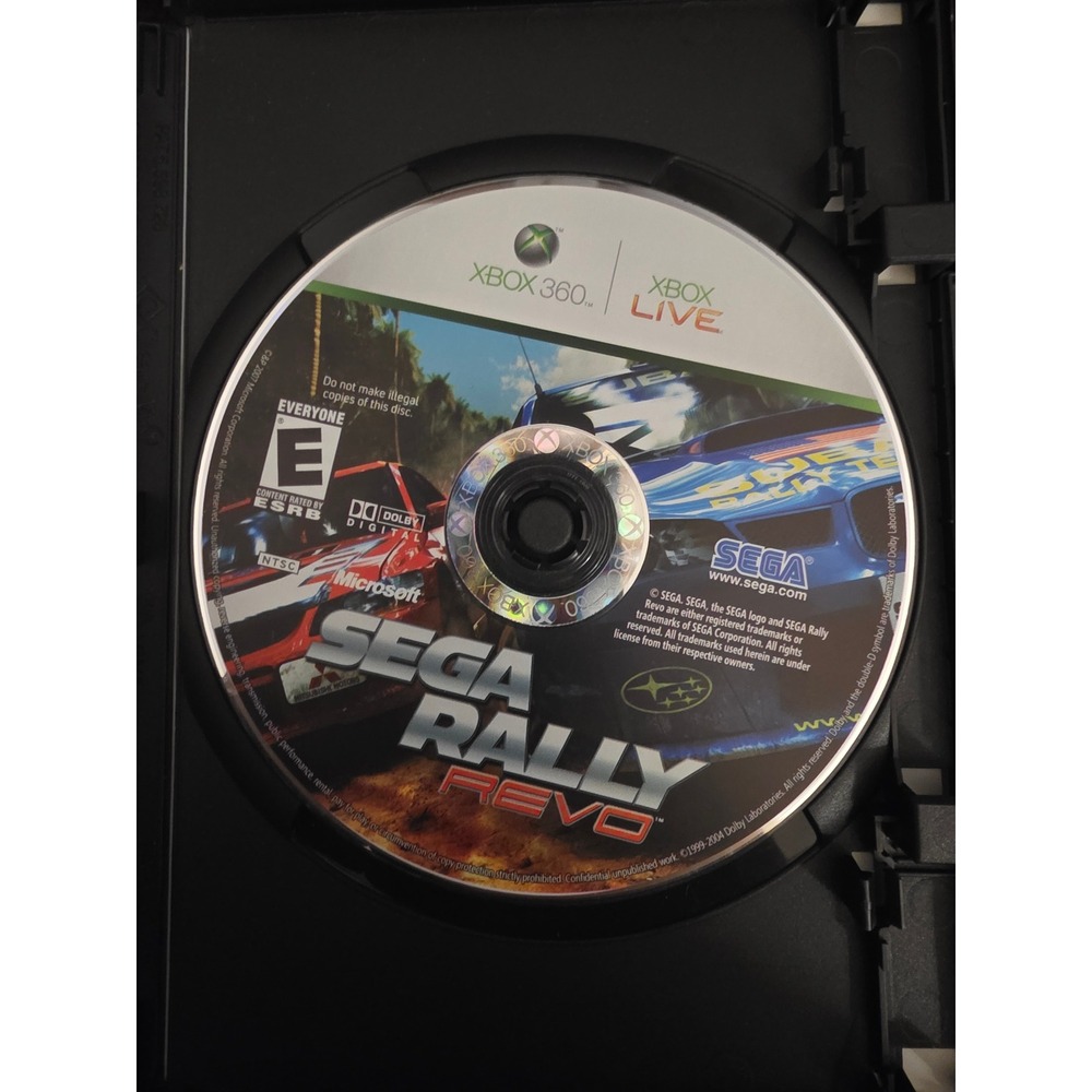 Sega Video Game Xbox 360 Multicolor Good Sega Rally Revo